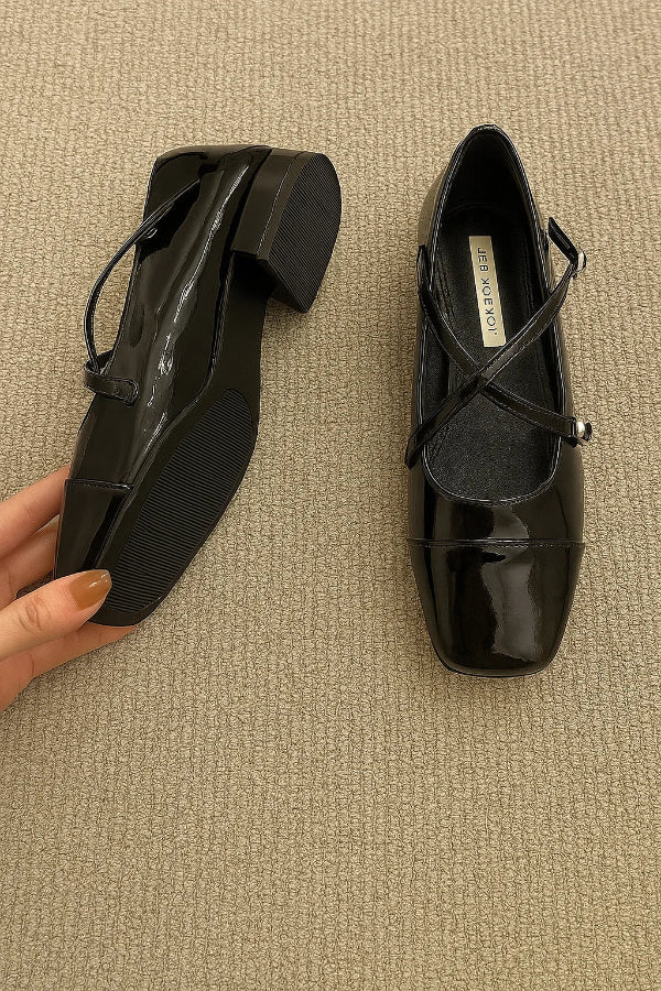 Zapatos Ballet Redondeados con Correa para Mujer | Ideal para el Día a Día