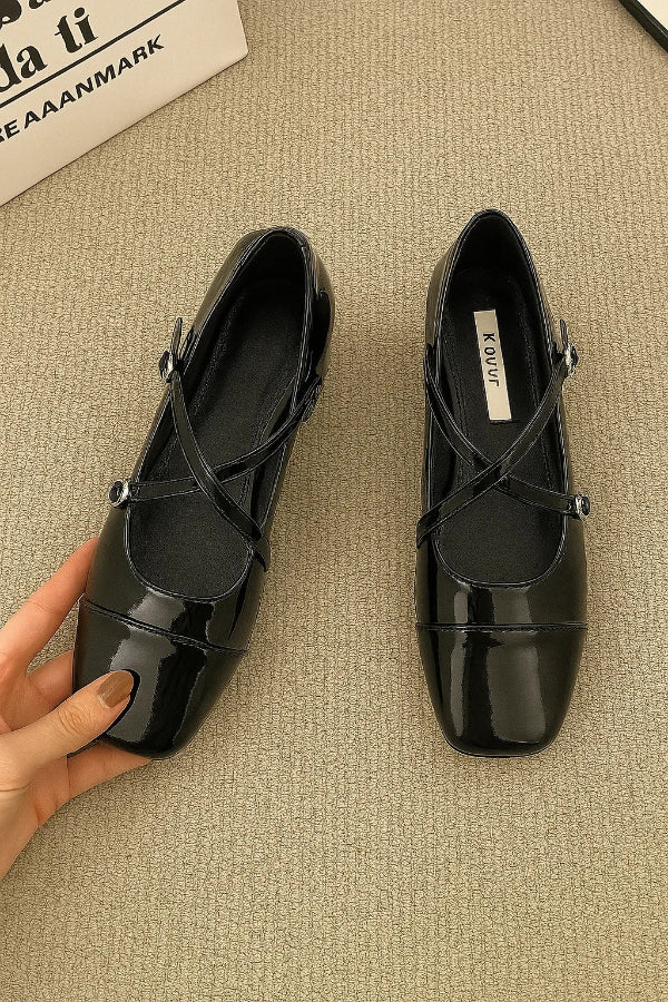 Zapatos Ballet Redondeados con Correa para Mujer | Ideal para el Día a Día