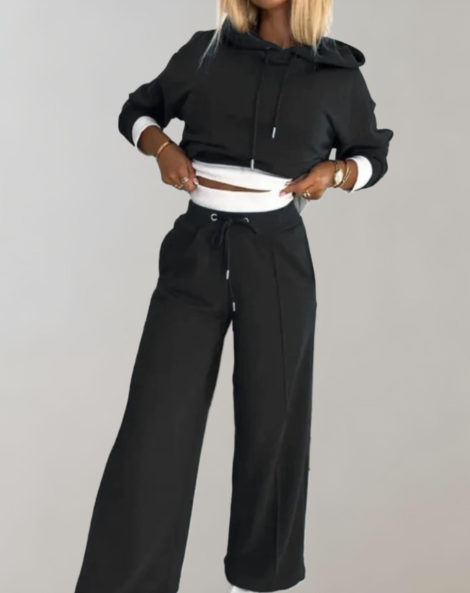Conjunto de Sudadera con Capucha para Mujer