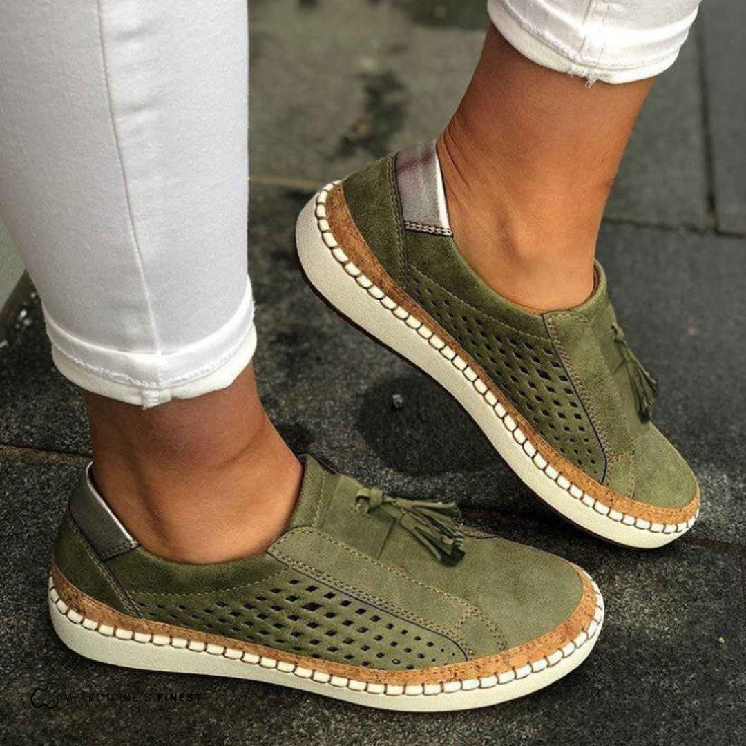 Casual Moccasins for Women with Non-Slip Sole