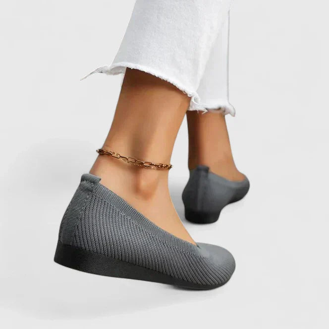 Zapatos Planos con Punta Redonda y Diseño Slip-On para Mujer | Ideal para el Día a Día