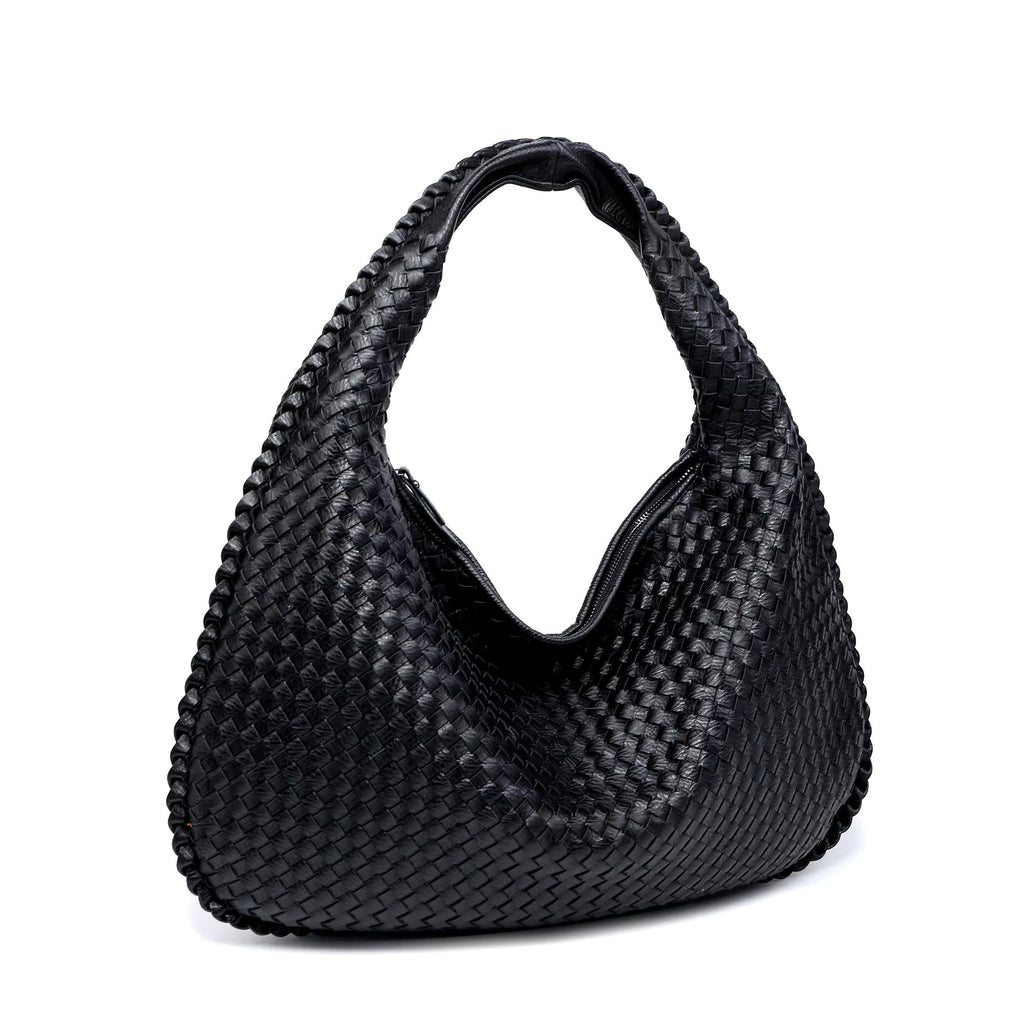 Bolso Medio con Apariencia Tejida para Mujer