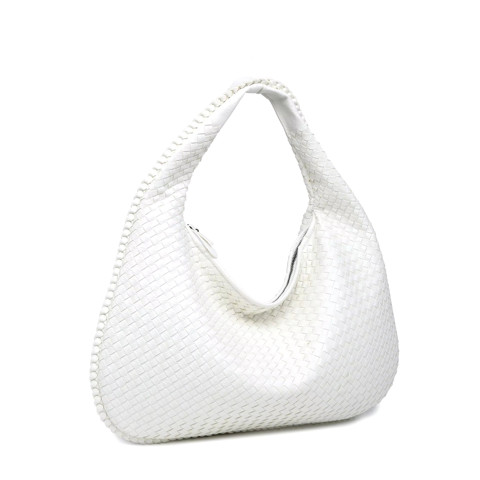 Bolso Medio con Apariencia Tejida para Mujer