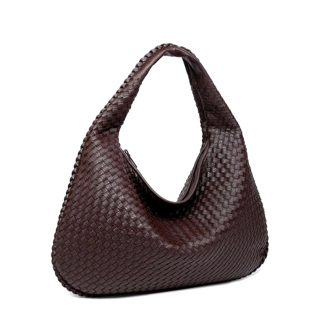 Bolso Medio con Apariencia Tejida para Mujer