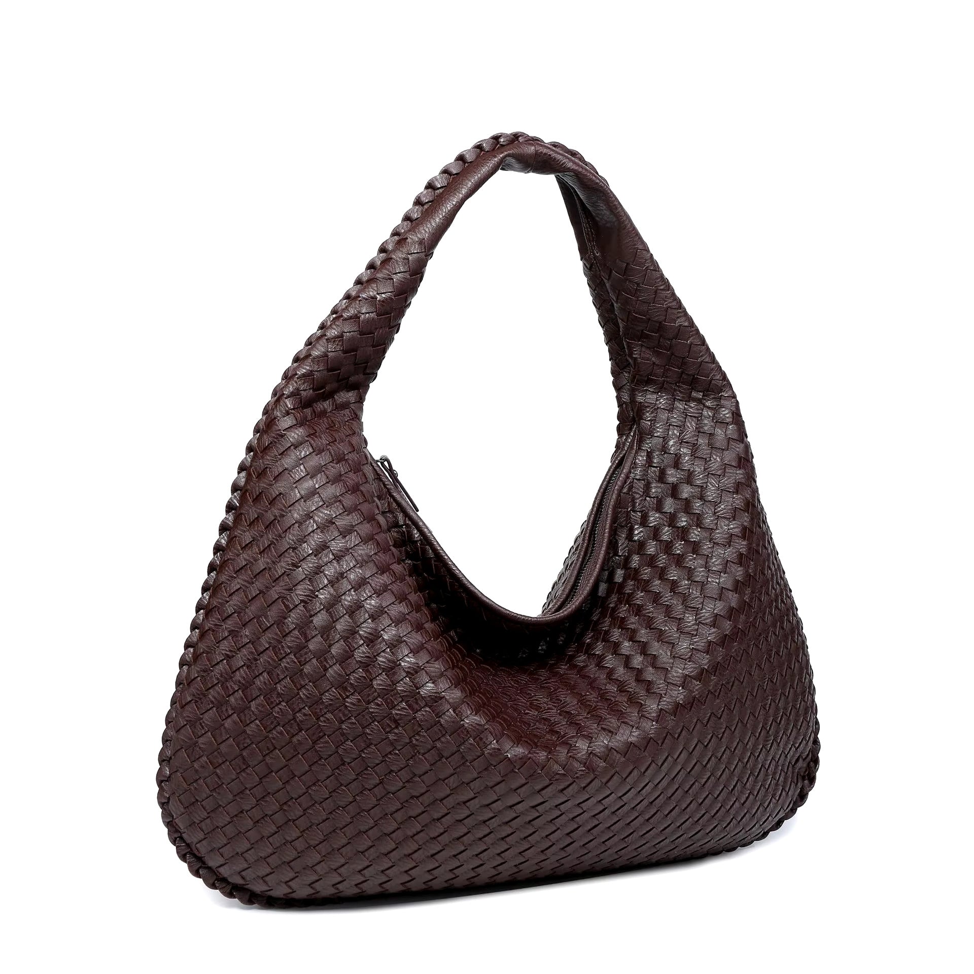 Bolso Medio con Apariencia Tejida para Mujer