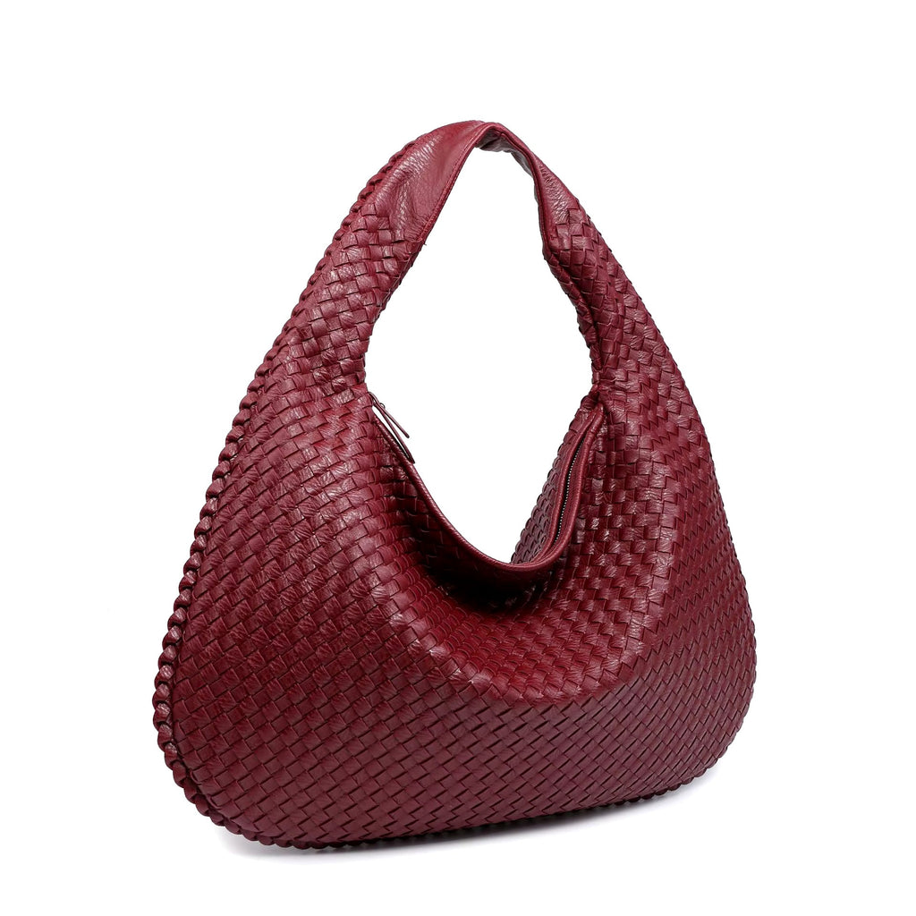 Bolso Medio con Apariencia Tejida para Mujer