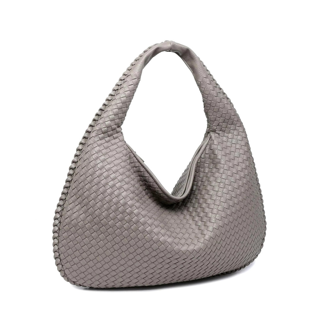 Bolso Medio con Apariencia Tejida para Mujer
