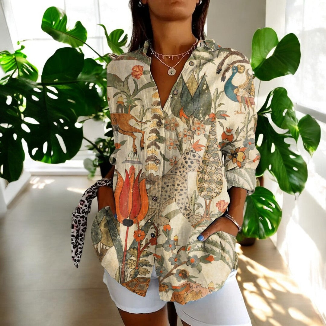 Floral Print Blouse for Women
