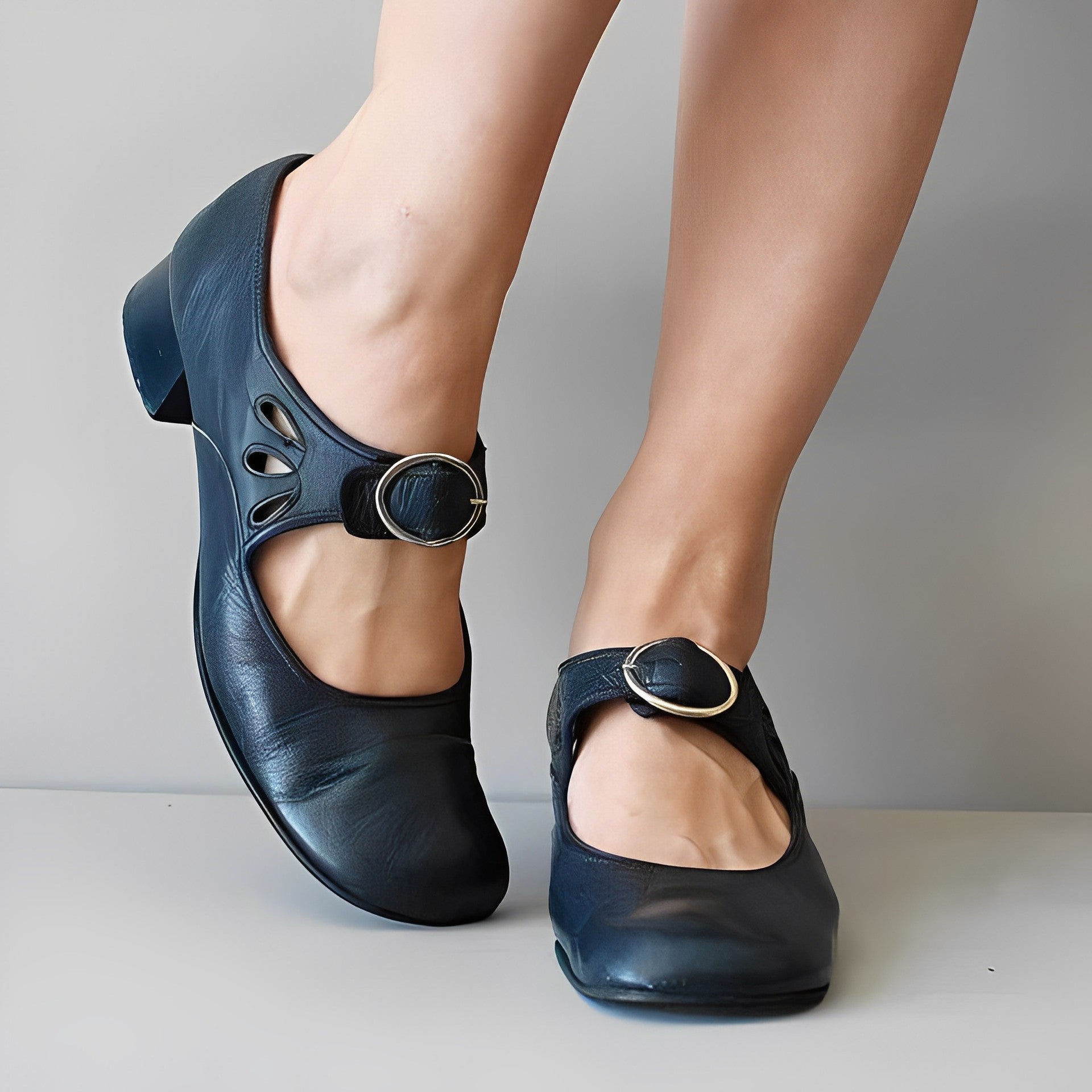 Zapatos Bajos con Correa para Mujer