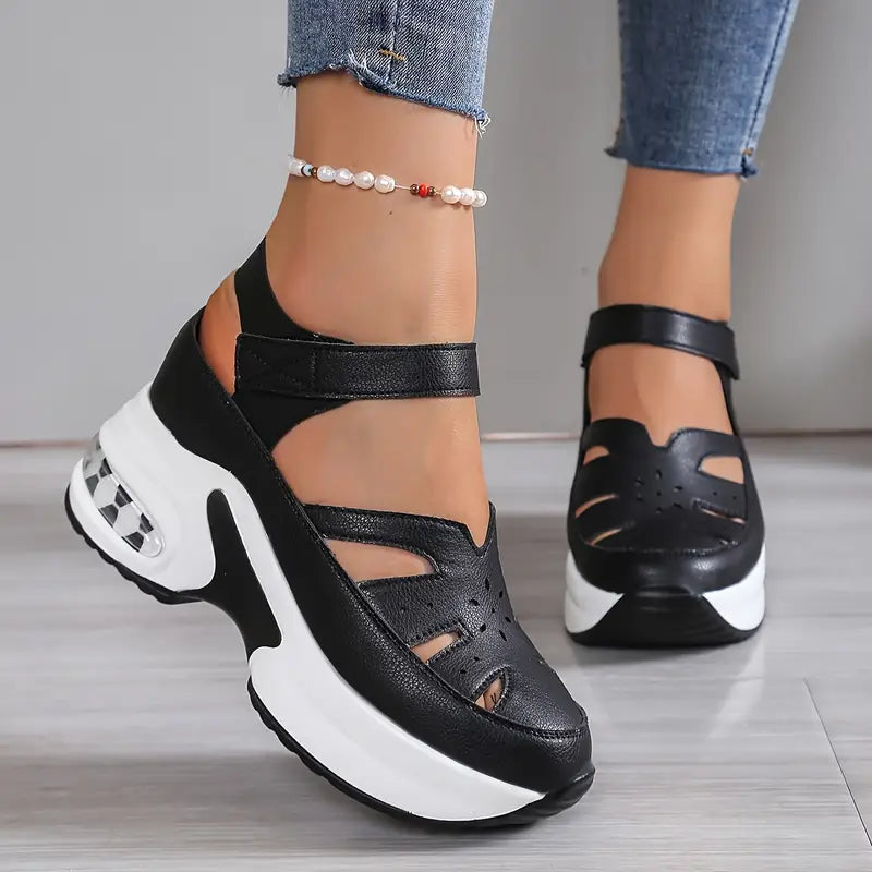 Sandalias de Plataforma con Cuña para Mujer