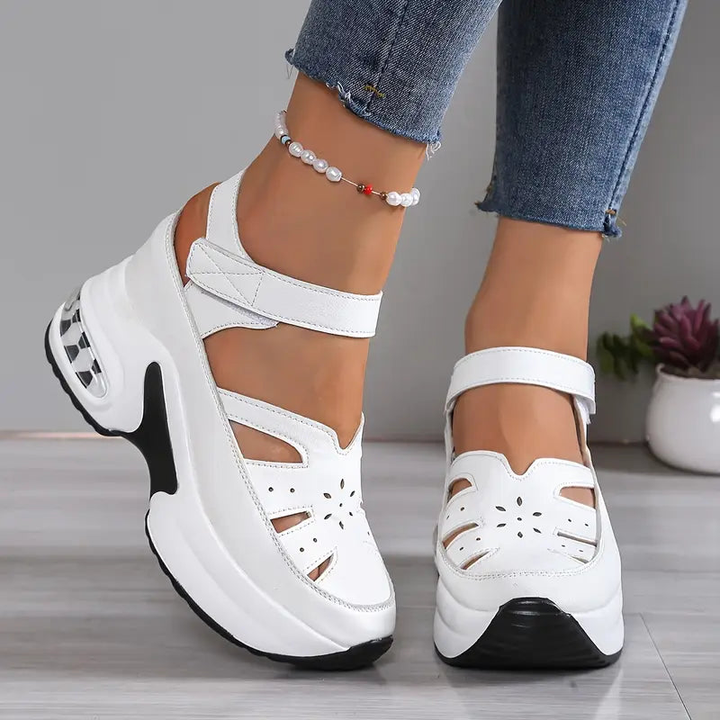 Sandalias de Plataforma con Cuña para Mujer