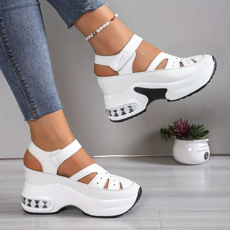Sandalias de Plataforma con Cuña para Mujer