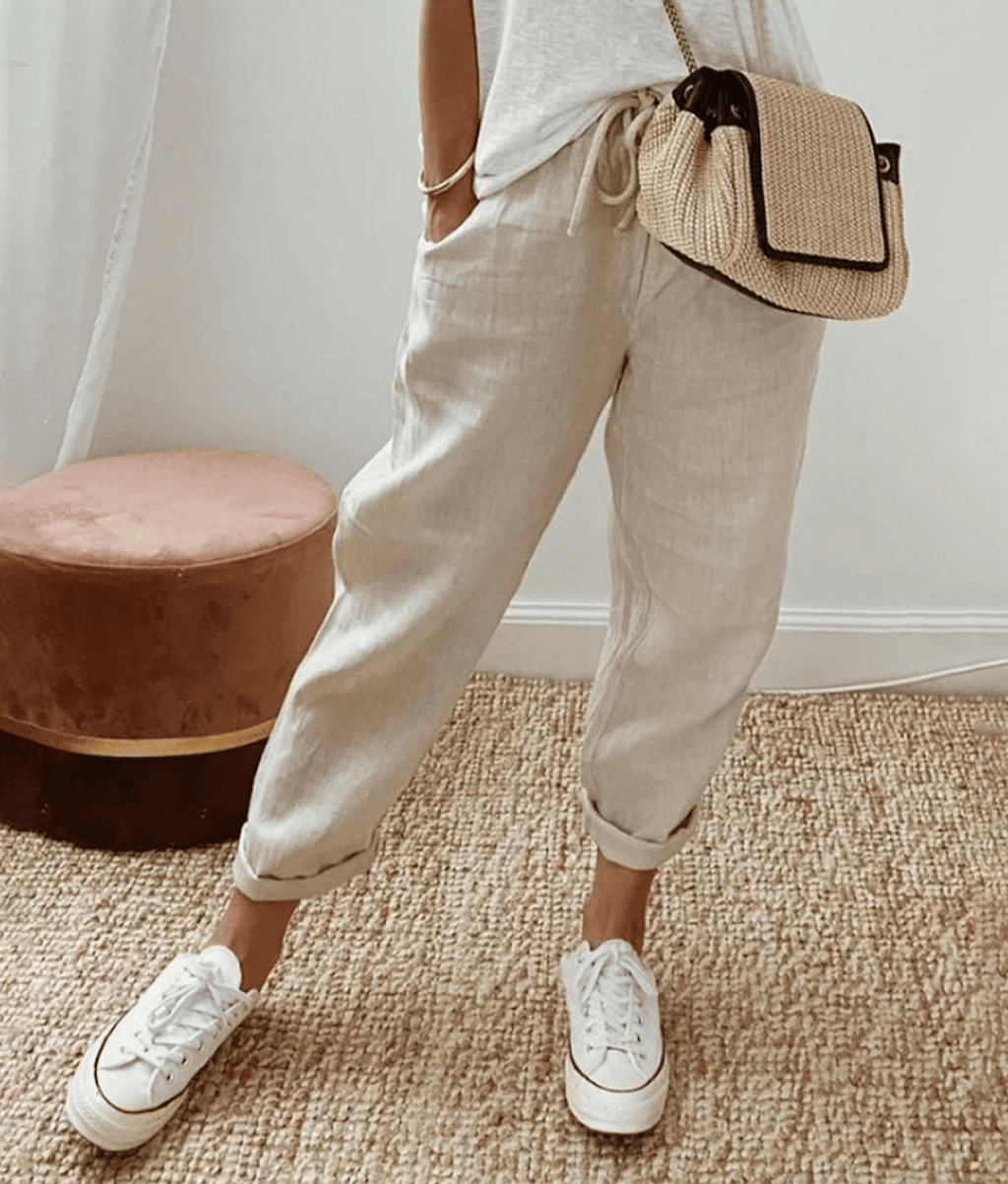 Pantalones Cómodos de Algodón para Mujer