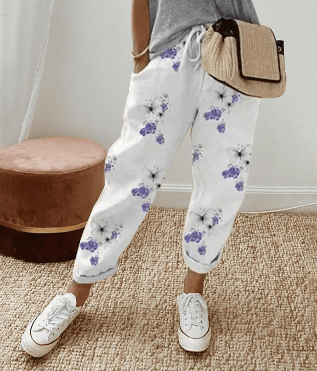 Pantalones Cómodos de Algodón para Mujer