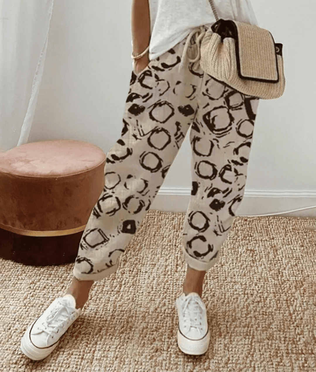 Pantalones Cómodos de Algodón para Mujer