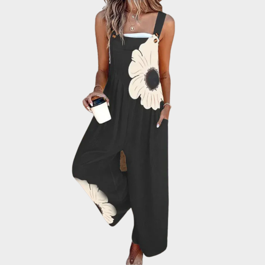 Mono Estampado sin Mangas para Mujer