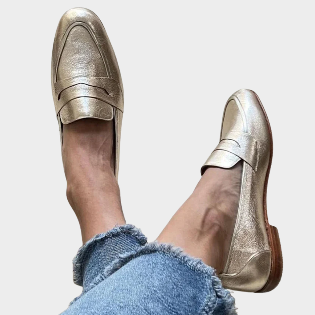 Mocasines sin Tacón de Piel Sintética para Mujer