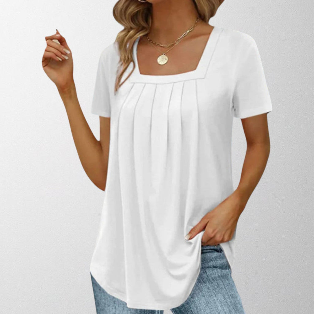 Light Pleated Blouse for Summer for Women