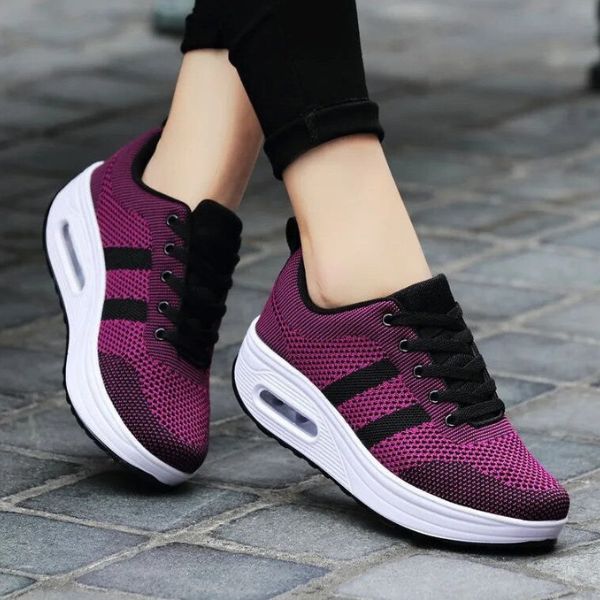 Zapatillas deportivas con cojín de aire para mujer