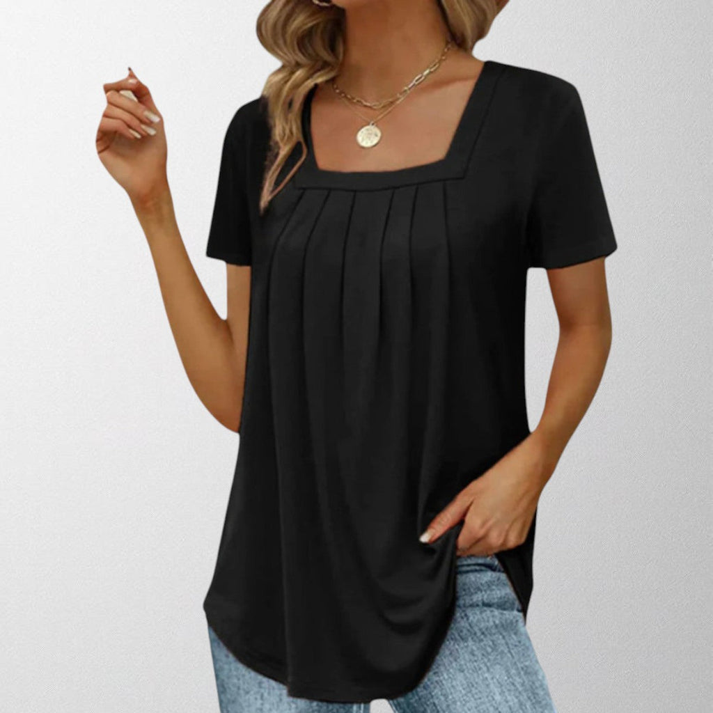 Light Pleated Blouse for Summer for Women