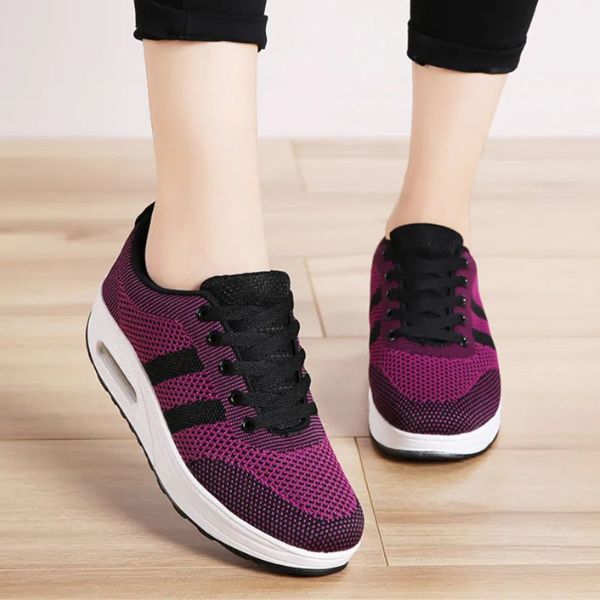 Zapatillas deportivas con cojín de aire para mujer