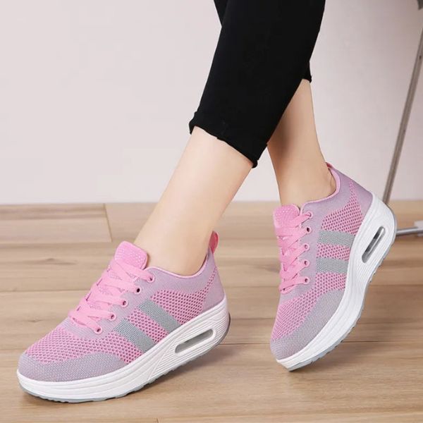 Zapatillas deportivas con cojín de aire para mujer