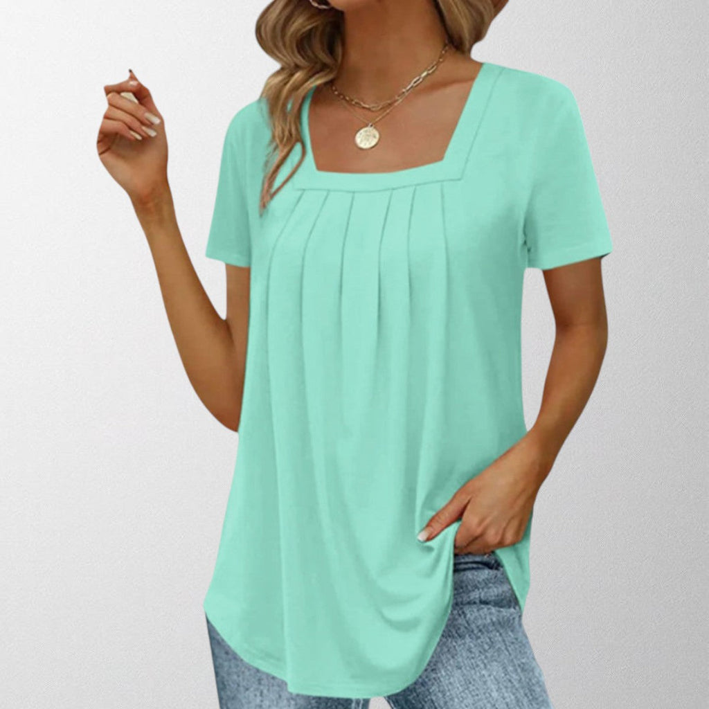 Light Pleated Blouse for Summer for Women