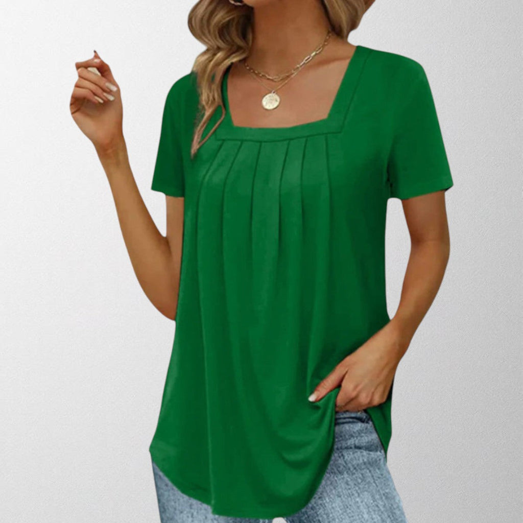 Light Pleated Blouse for Summer for Women