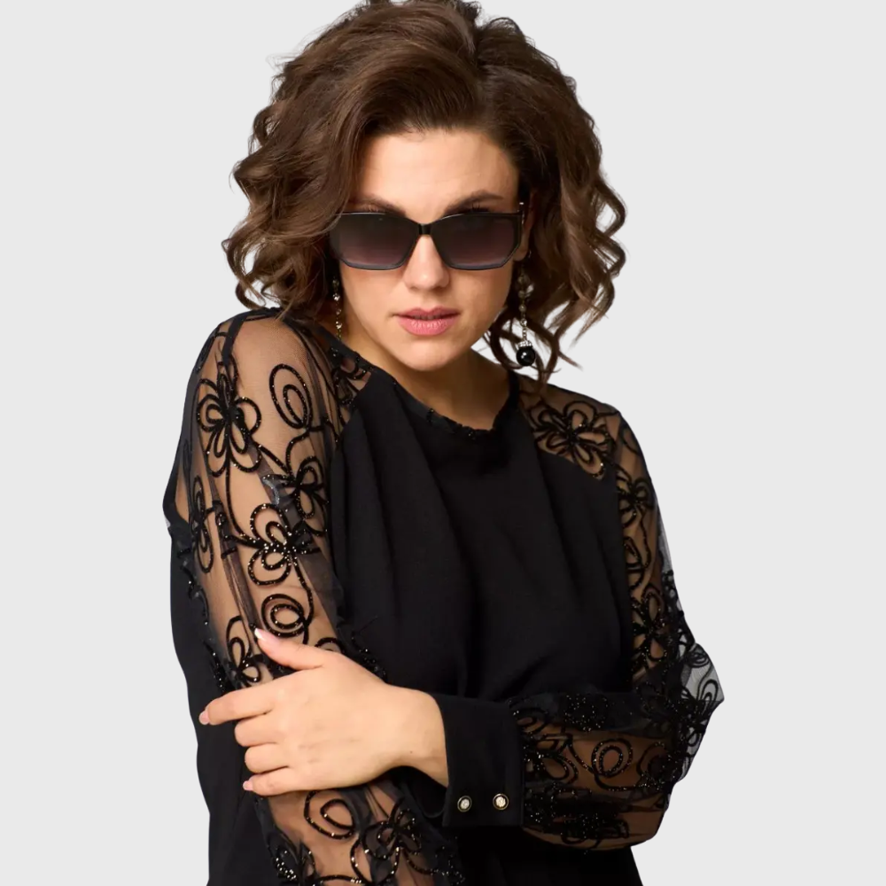 Long Sleeve Lace Dress for Women