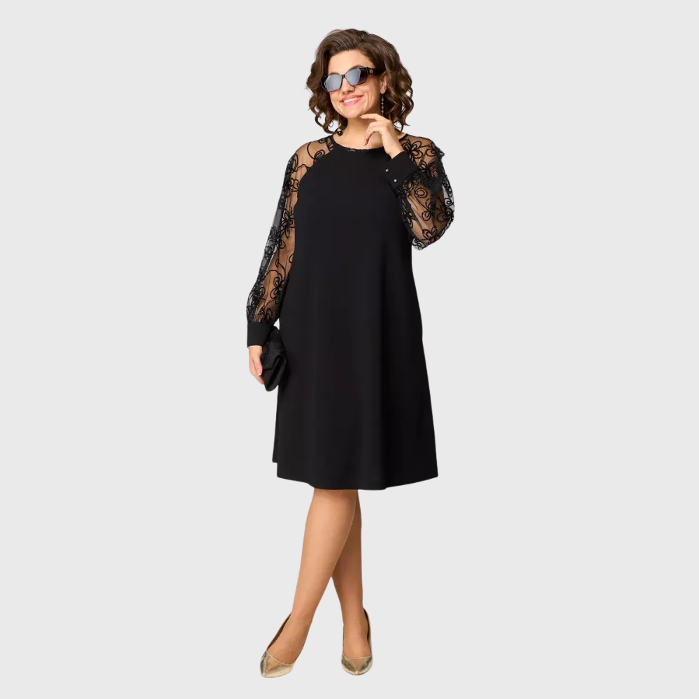 Long Sleeve Lace Dress for Women