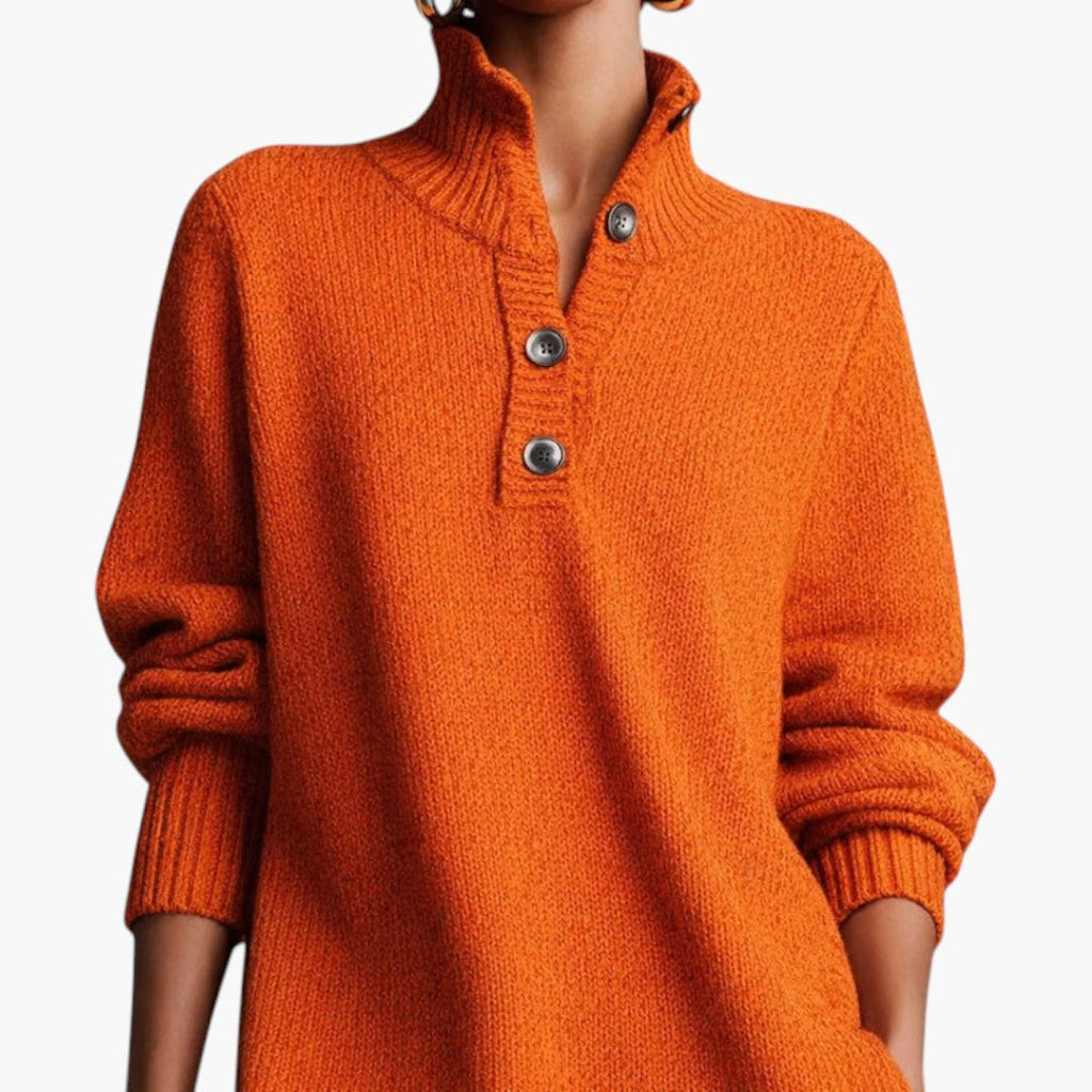 Oversized Ribbed Sweater Dress for Women