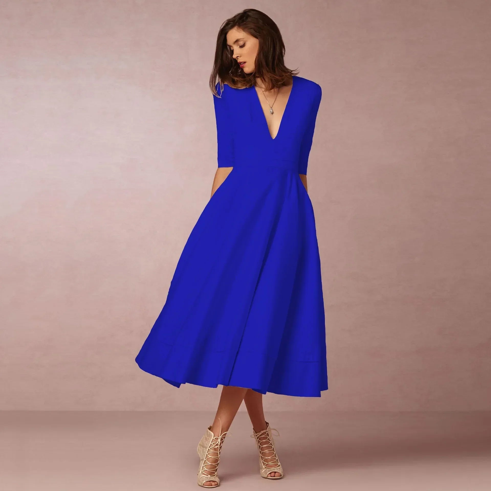 Vestido Midi Elegante para Mujeres