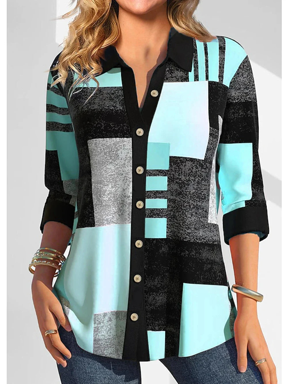 Blusa Estampada 3D para Mujer