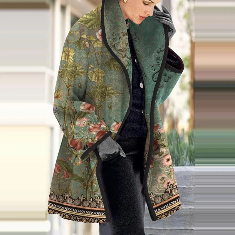 Thick Wool Long Coat for Women
