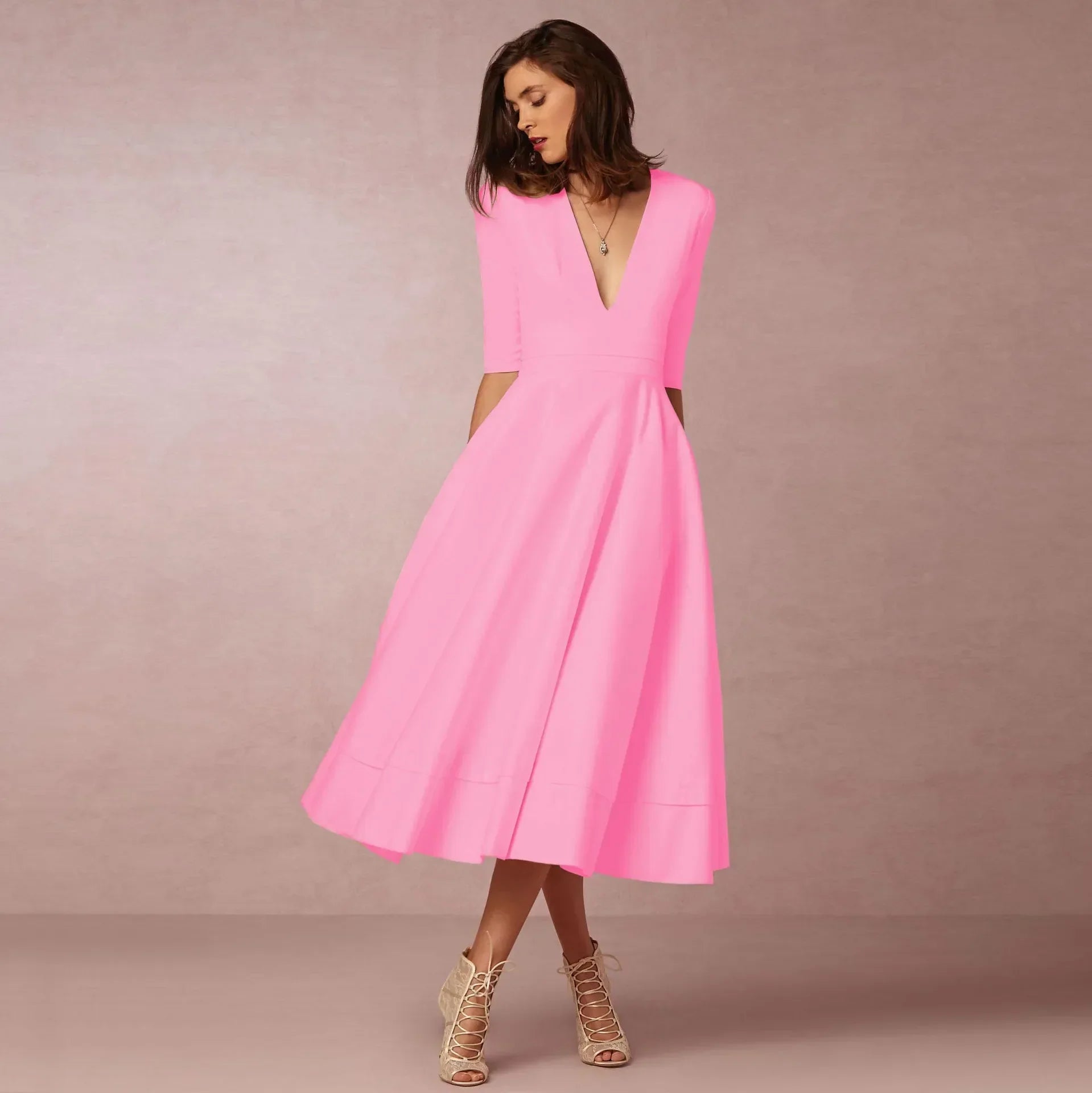 Vestido Midi Elegante para Mujeres