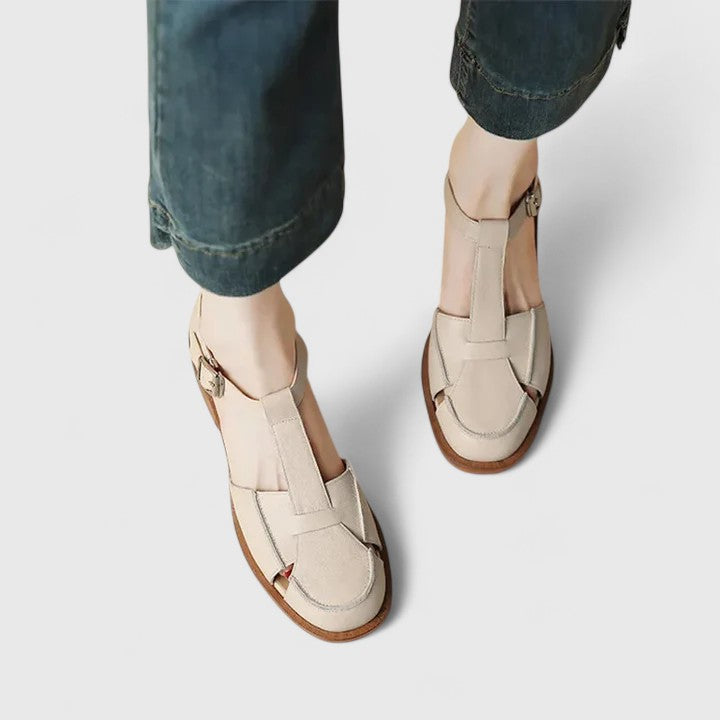 Sandalias de Tacón Bajo para Mujer