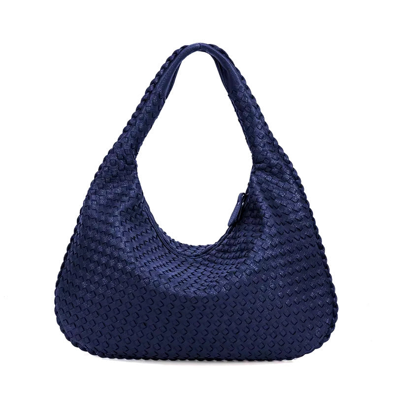 Bolso Medio con Apariencia Tejida para Mujer