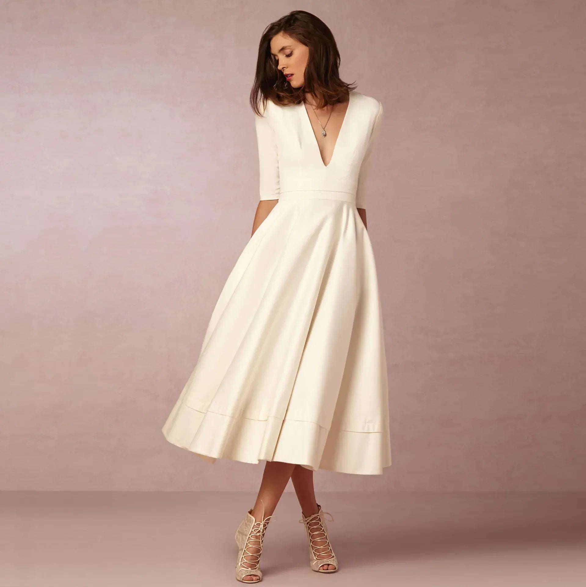 Vestido Midi Elegante para Mujeres