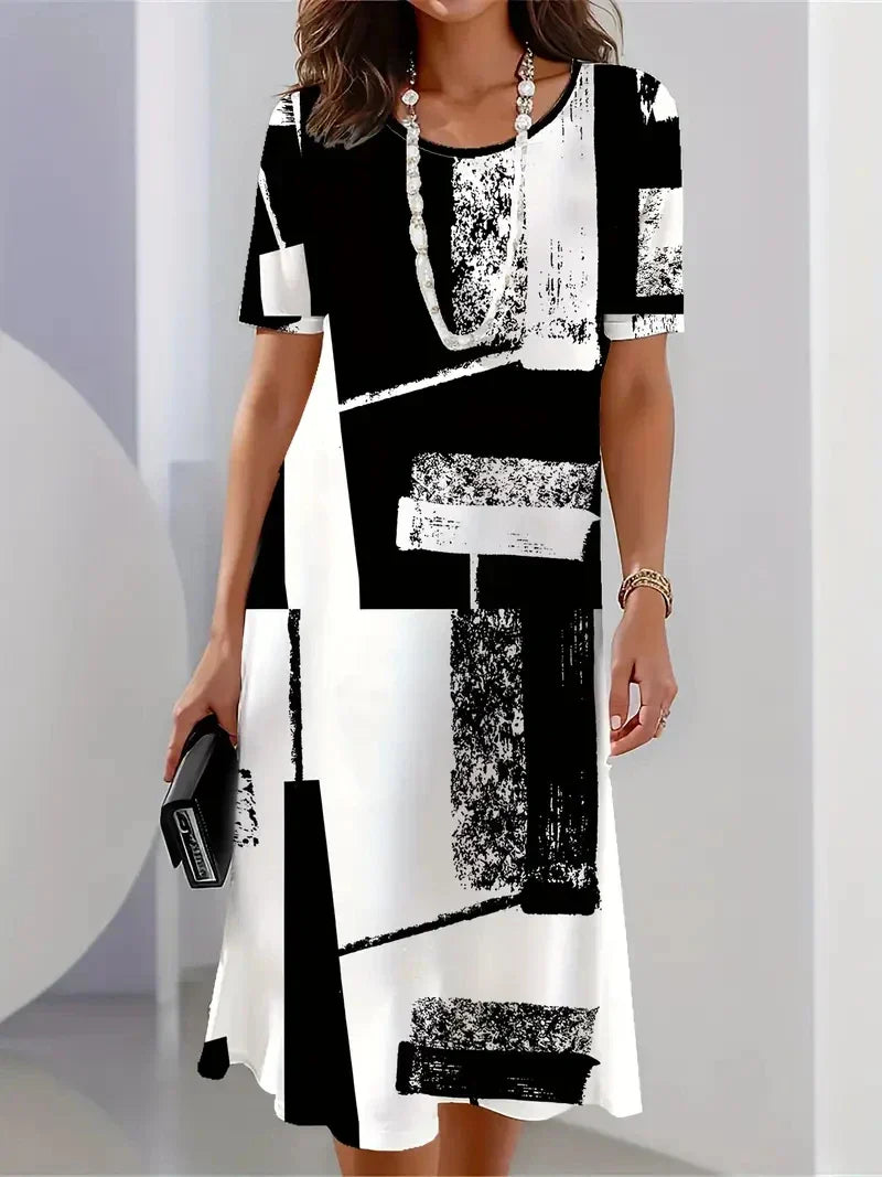 Vestido Midi Estampado para Mujeres