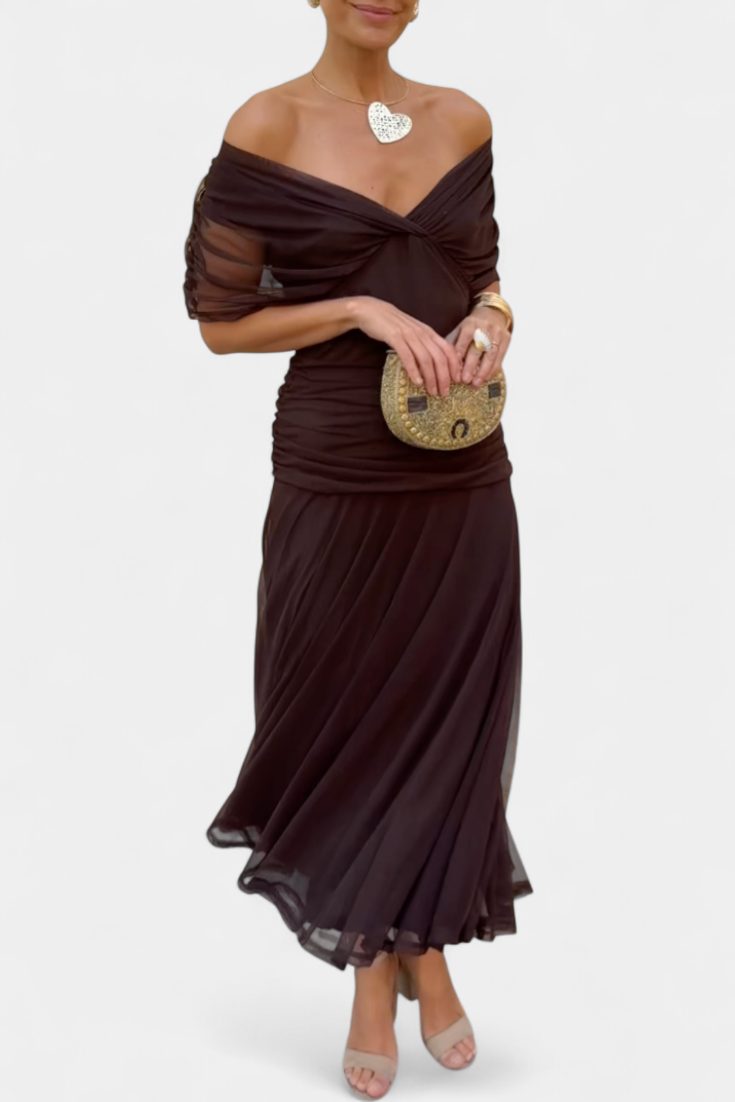 Vestido Largo Estampado Floral para Mujer