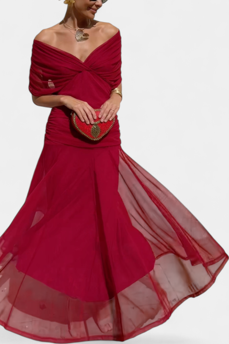 Vestido Largo Estampado Floral para Mujer