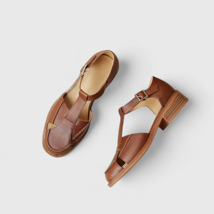 Sandalias de Tacón Bajo para Mujer