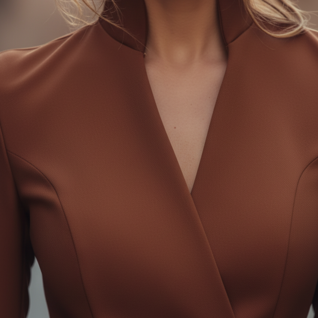 Vestido Midi con Cinturón para Mujeres