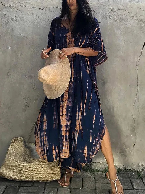 Vestido Maxi de Algodón para Mujer