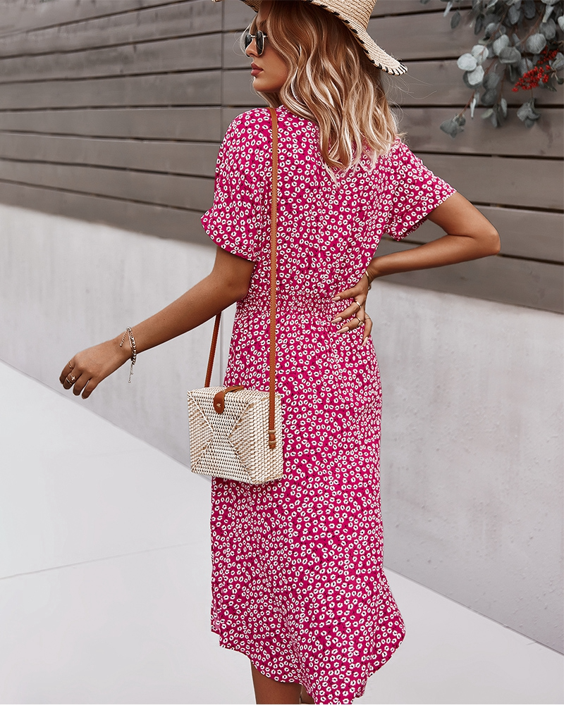 Vestido Midi Estampado para Mujer