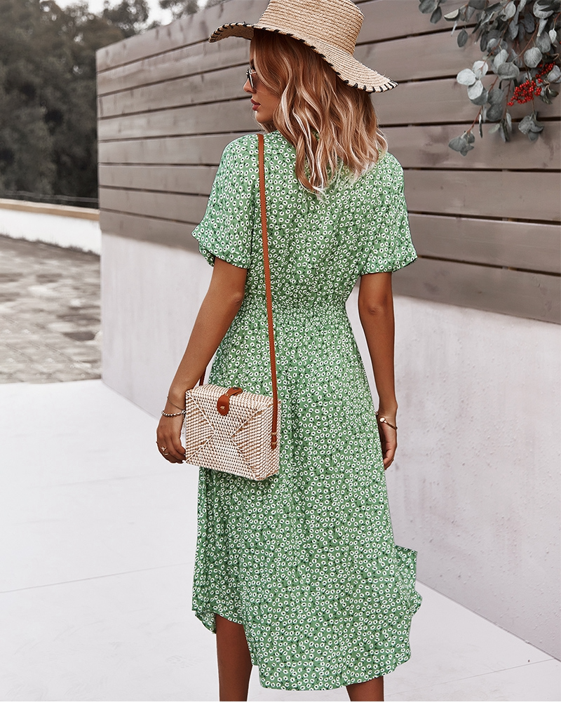 Vestido Midi Estampado para Mujer