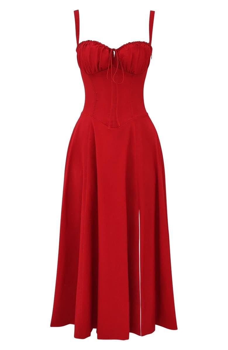 Vestido Midi Estampado con Tirantes para Mujer