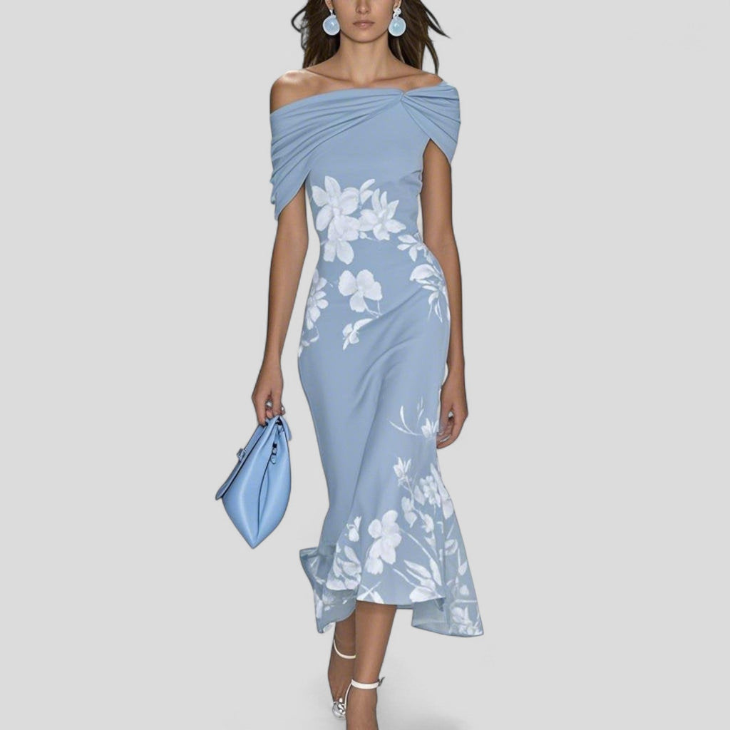 Vestido Midi con Estampado para Mujeres