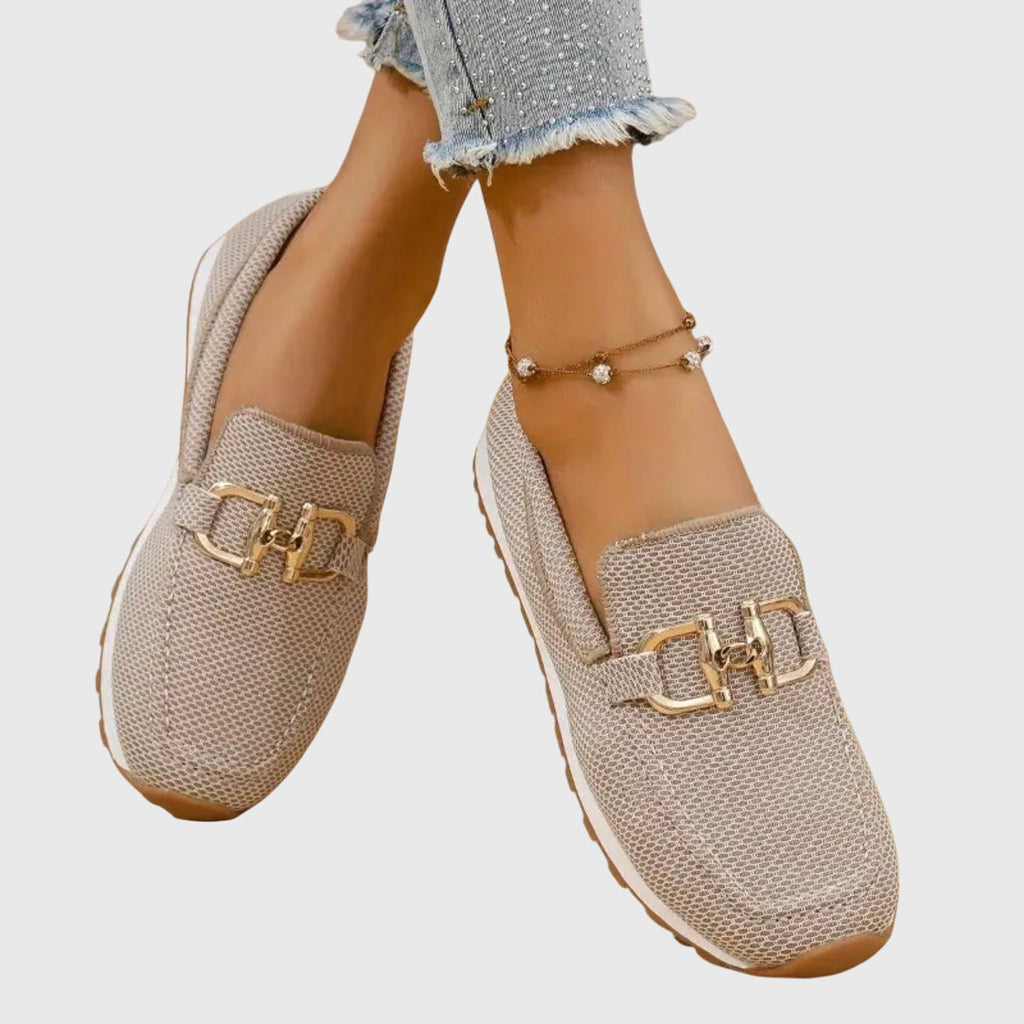 Mocasines ortopédicos de lona para Mujer