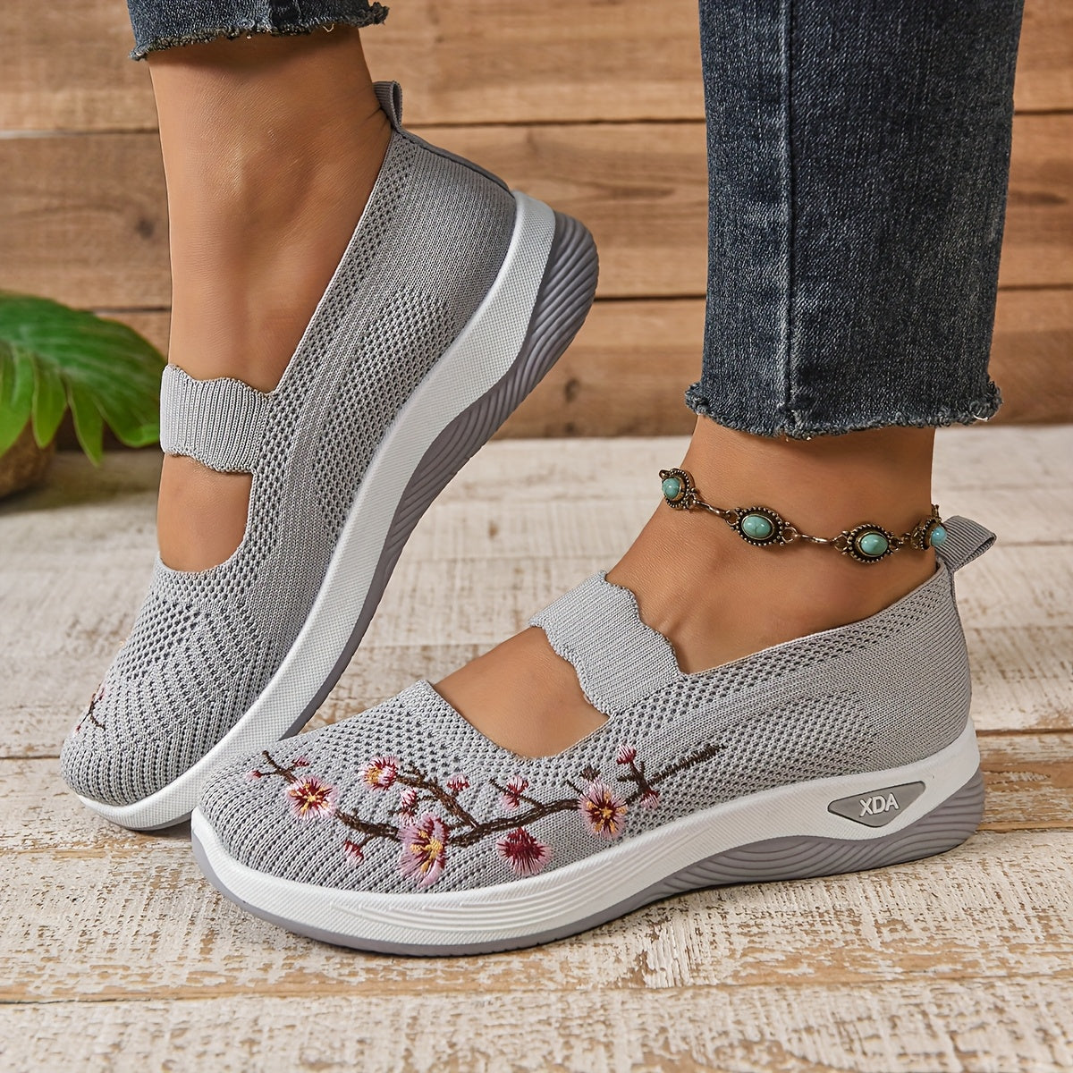 Zapatos cómodos de malla para mujer